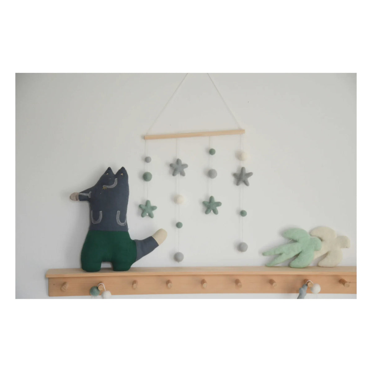 Calm - Blue Star Wall Mobile