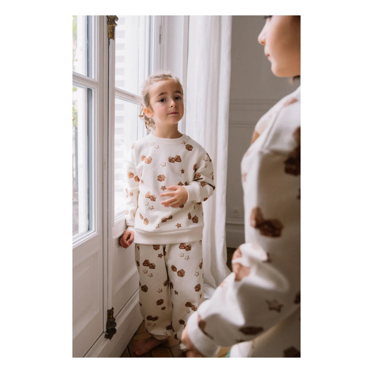 Studio Bohème - Noel Bear Sweatshirt Organic Cotton | Ecru