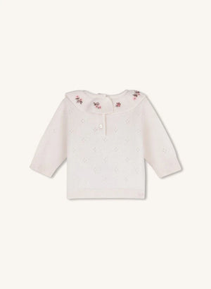 Chloé - Cashmere T-shirt and Trousers Set | Chalk