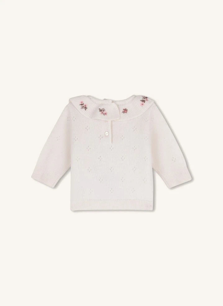 Chloé - Cashmere T-shirt and Trousers Set | Chalk