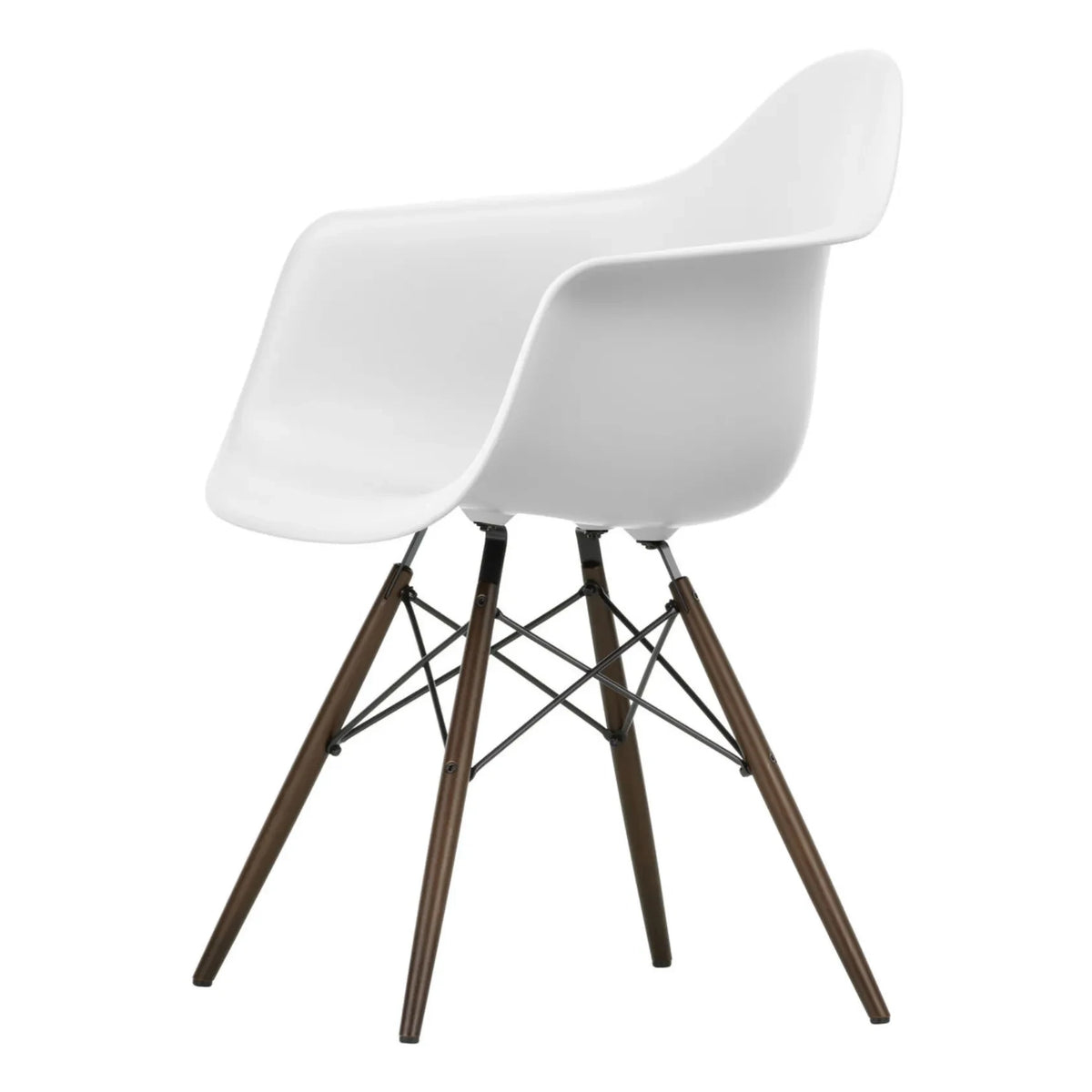 Vitra - DAW Chair - Beechwood Base - Charles & Ray Eames | White
