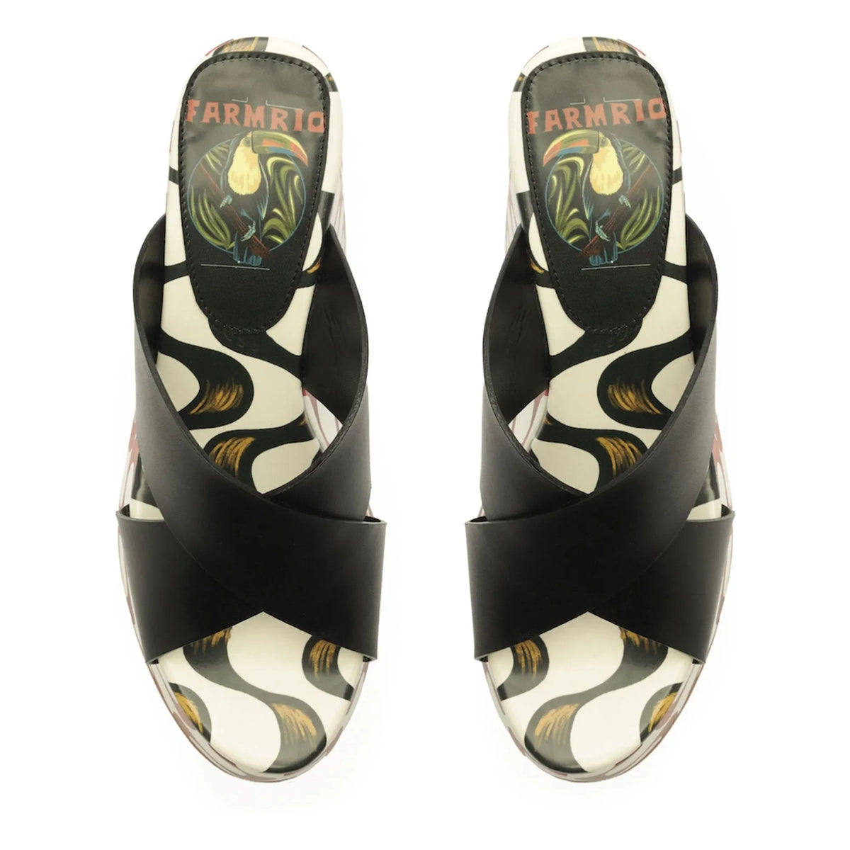 Farm Rio - Copacabana Platform Sandals | Black