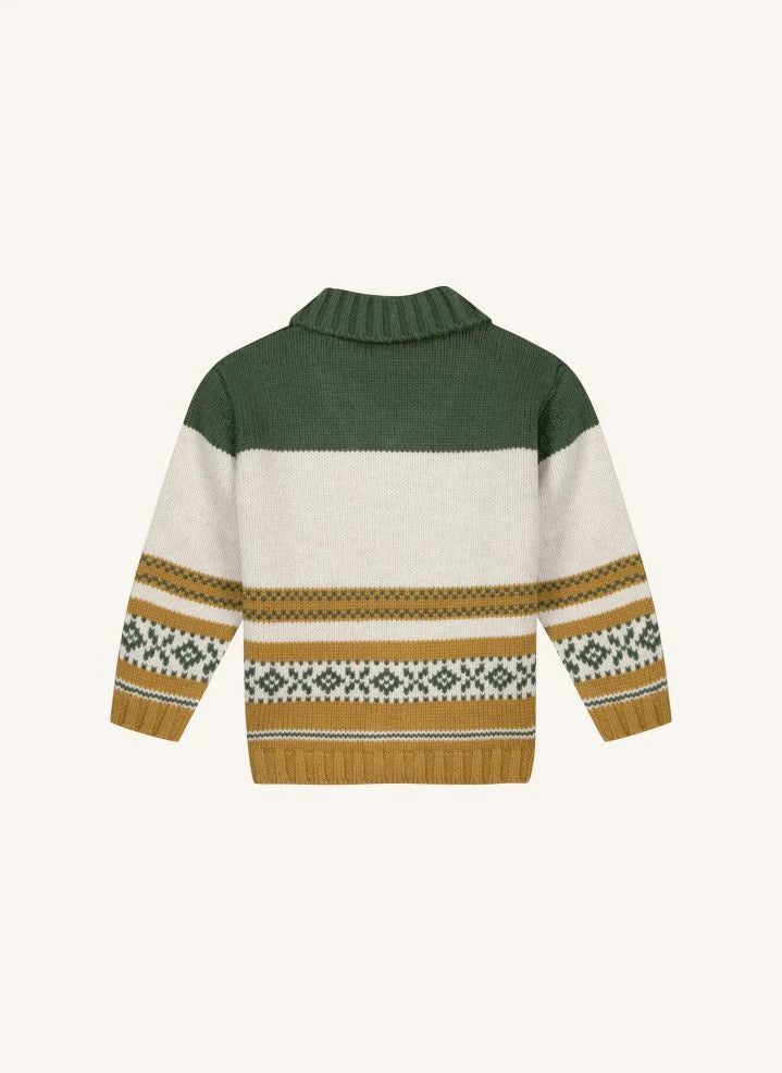 Bonton - Fleece Cardigan | Khaki