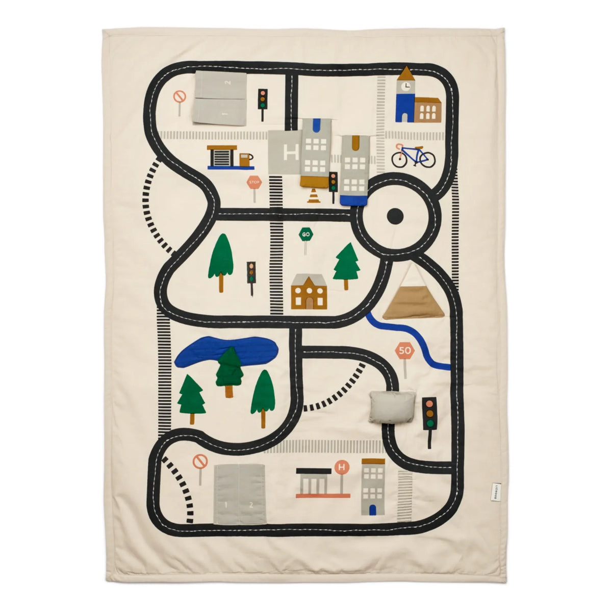 Liewood - Adonna Play Mat | Road map/Sand