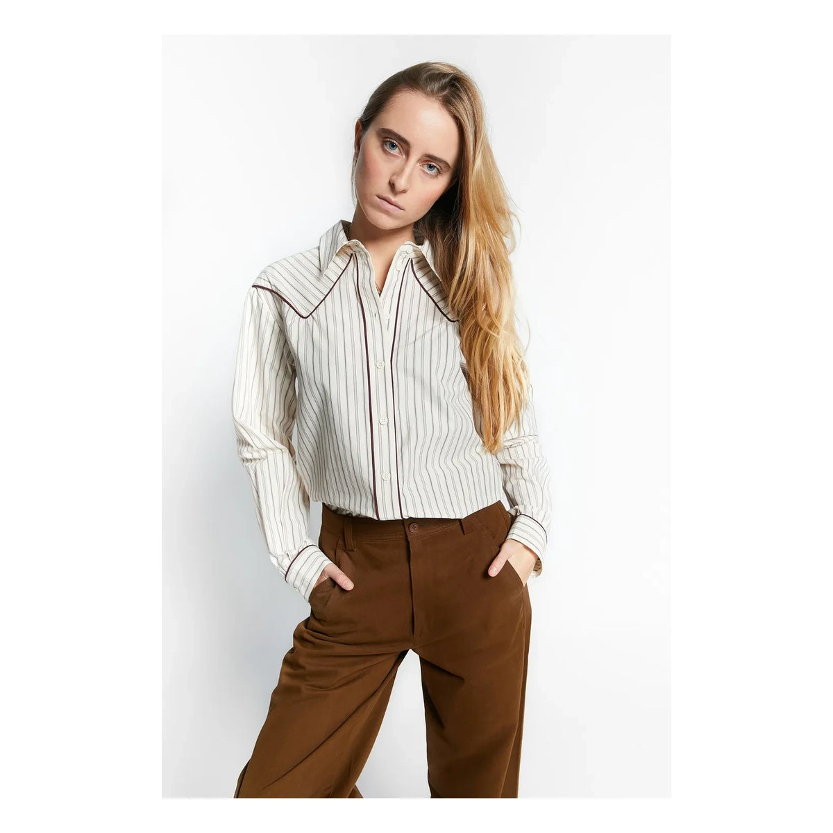 Indee - Burgundy Shirt