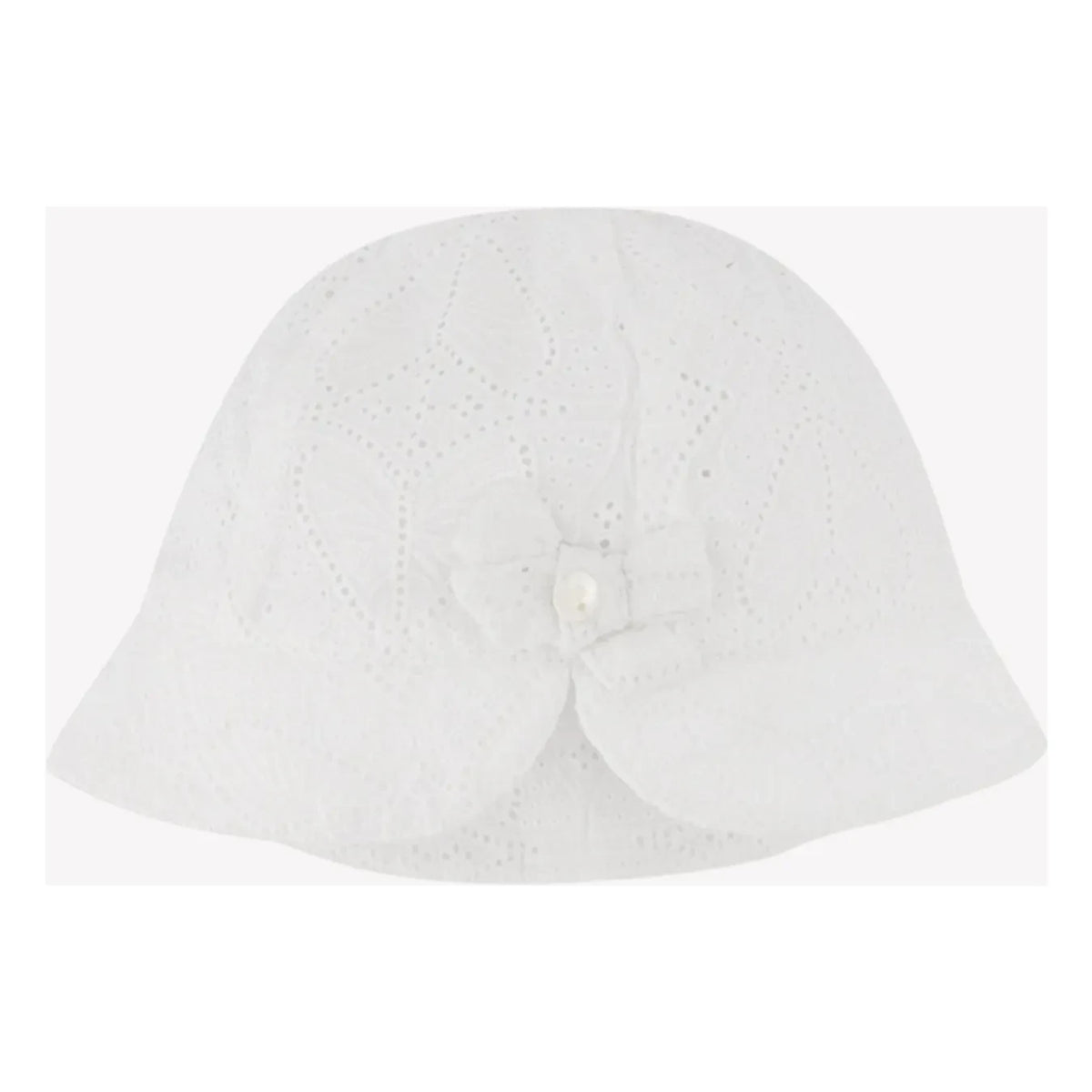 Tartine et Chocolat - Open Knit Hat | White