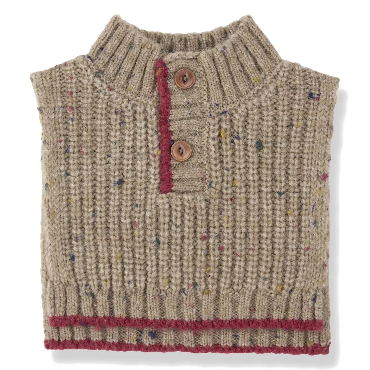 1+ in the family - Athabasca Removable Wool Collar | Beige