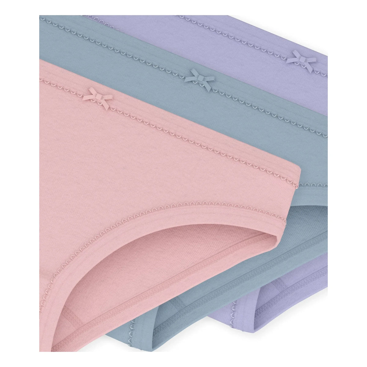 Petit Bateau - 3-Pack Organic Cotton Briefs | Mauve