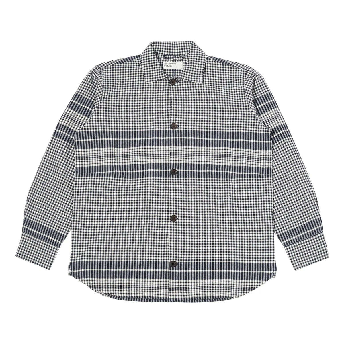 Universal Works - Shirt | Navy - Off-White