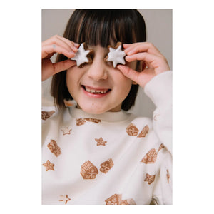 Studio Bohème - Noel Bear Sweatshirt Organic Cotton | Ecru