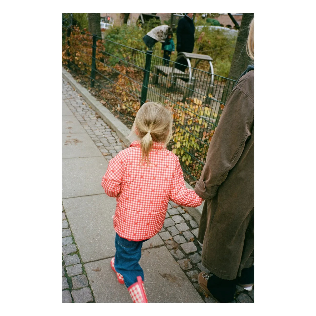 Flöss - Molly Vichy Quilted Jacket | Red