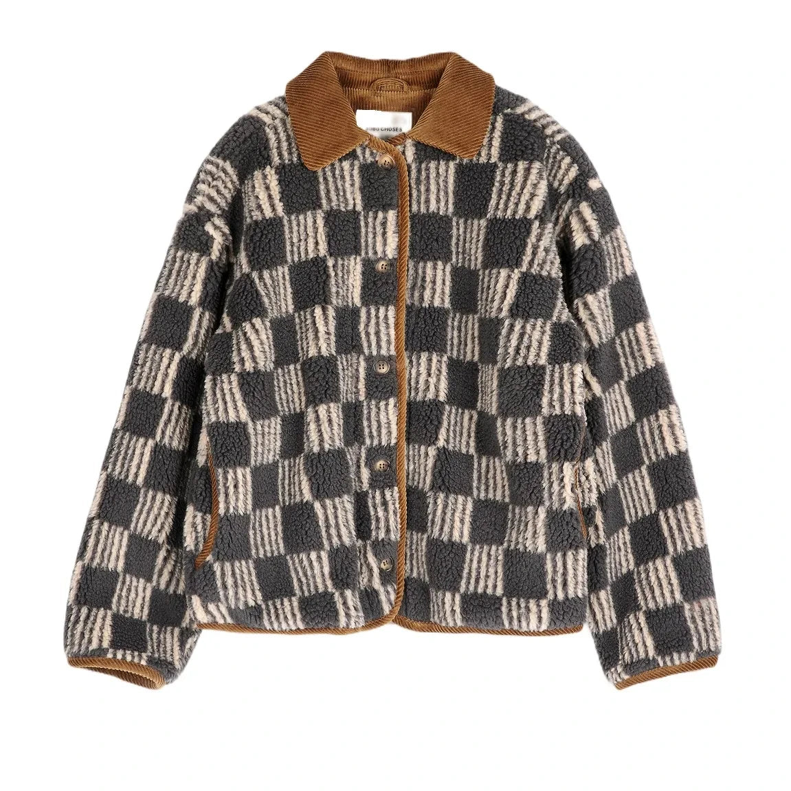 Bobo Choses - Cotton Sherpa Jacket | Beige