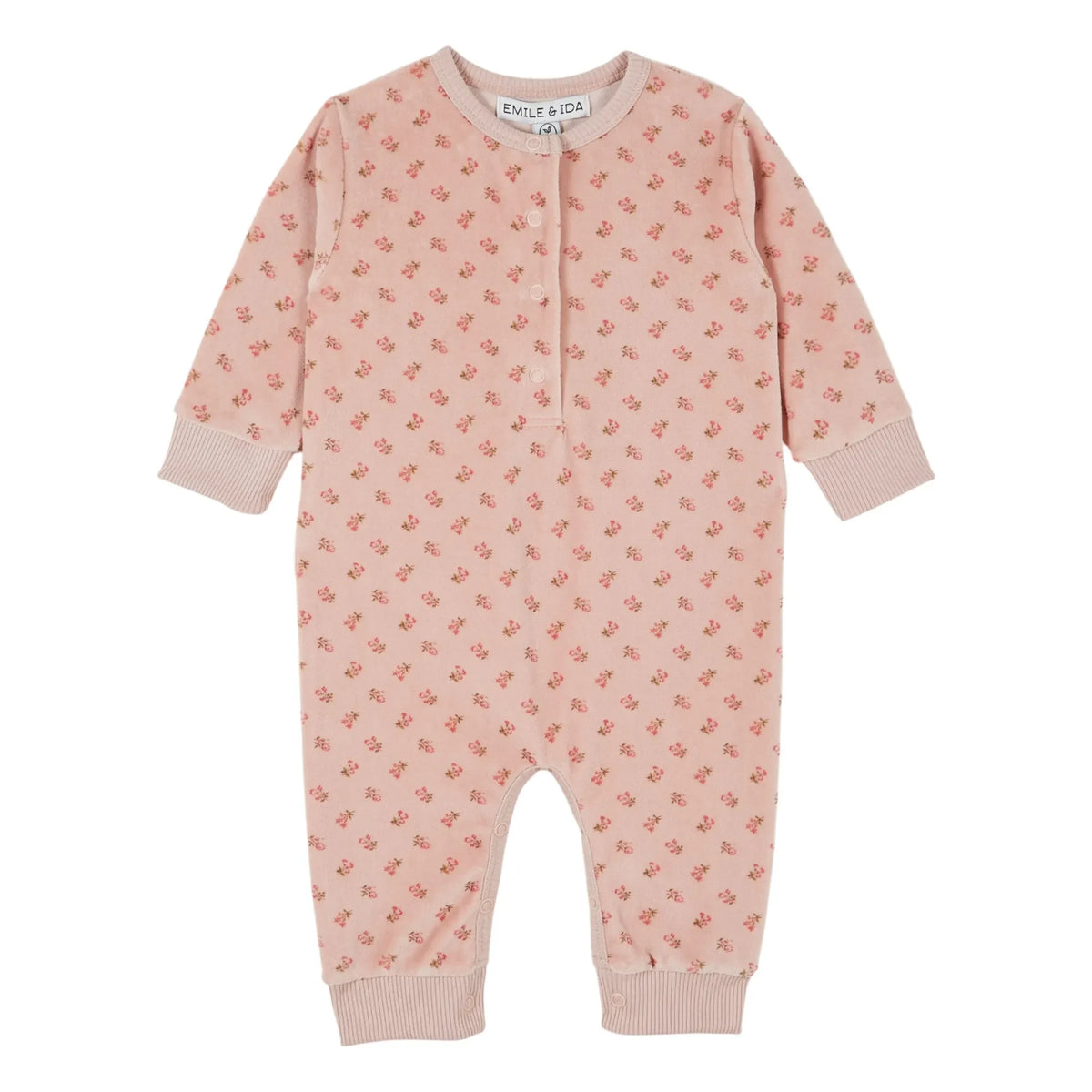 Emile et Ida - Organic Cotton Fleece Overall | Pink