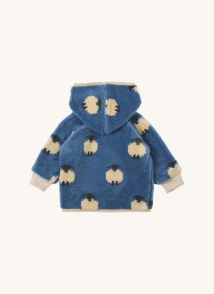 Emile et Ida - Baby Blue Sheepskin Sherpa Jacket