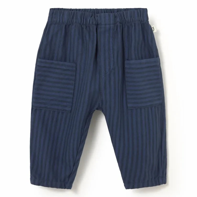 Cozmo - Striped Nepal Pants | Navy