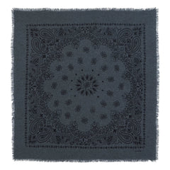 Kujten - Bandana Hachiko Bico Cashmere | Charcoal Gray