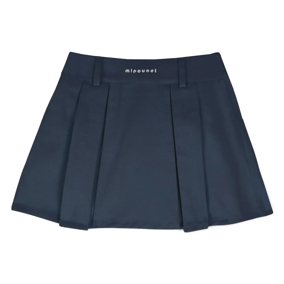 Mipounet - Nina Pleated Skirt Made from Recycled Fibers | Blue