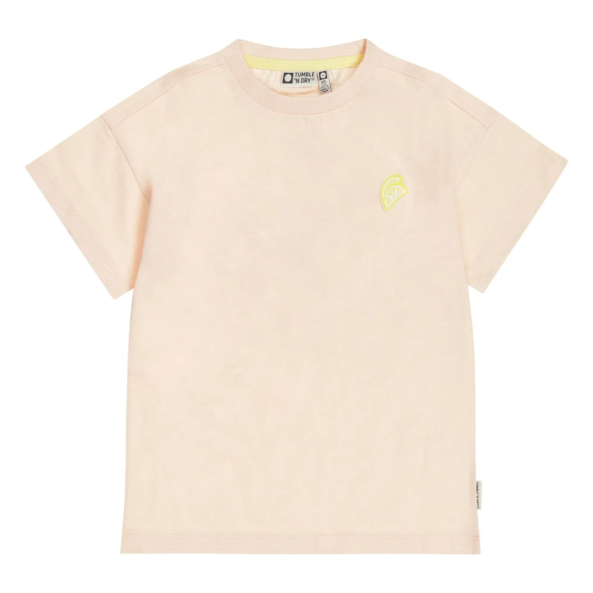 Tumble N'Dry - Oversize T-Shirt Lemons Organic cotton | Peach