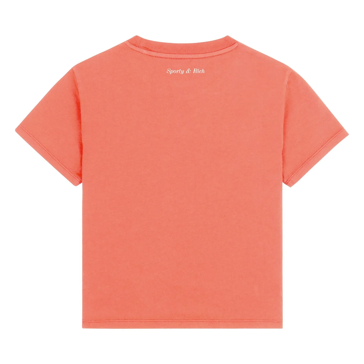Sporty & Rich - Be Nice T-shirt | Recycled cotton | Coral