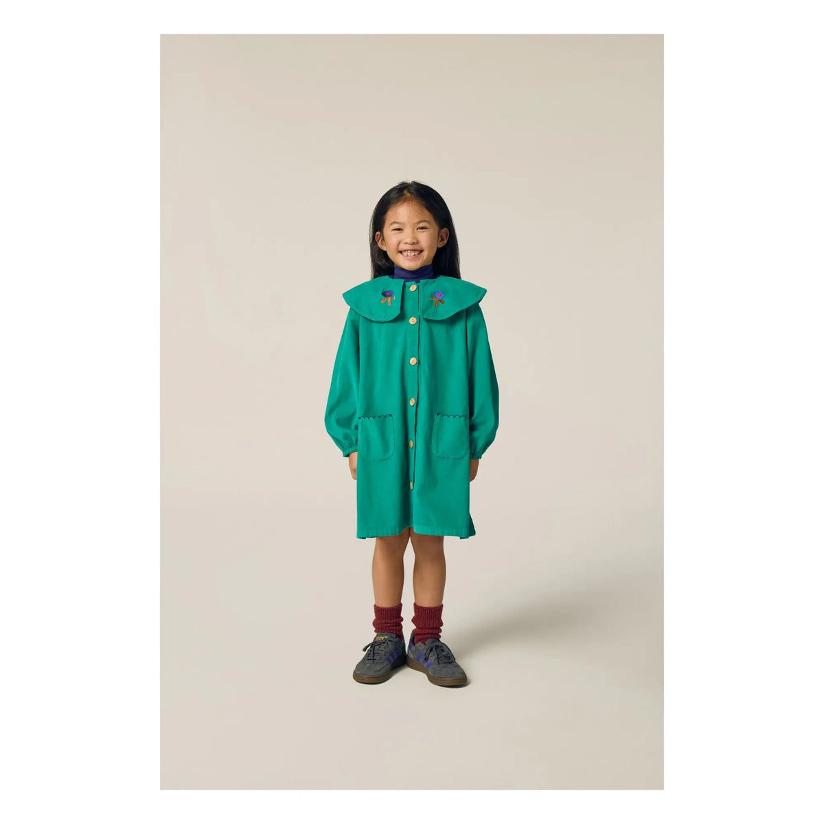 The Campamento - Velvet Dress | Turquoise
