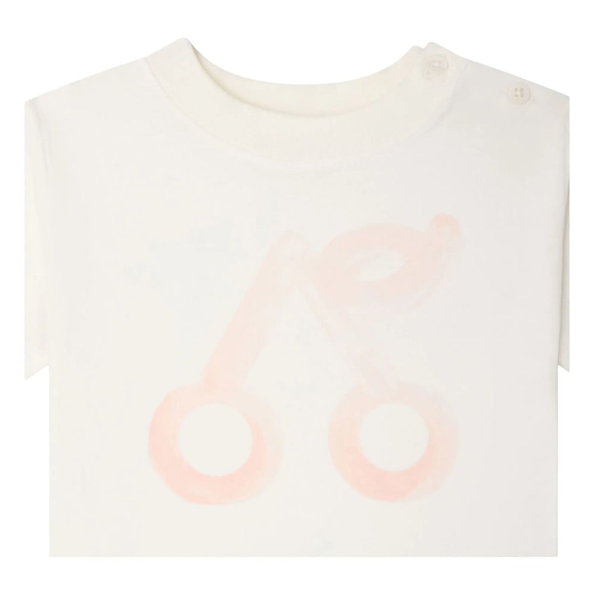 Bonpoint - Cai Cerise Organic Cotton T-Shirt | Cream