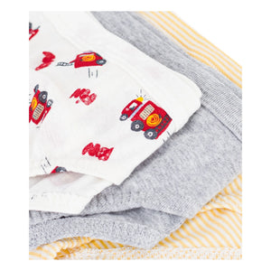Petit Bateau - 3-Piece Firefighter Brief Set | White