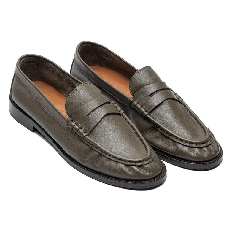 Lachoix - Freddie Leather Loafer | Gray