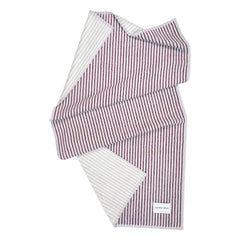 Maison Deux - Striped bath towel | Lilac