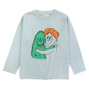 Bobo Choses - Organic Cotton Monster T-Shirt | Light Blue