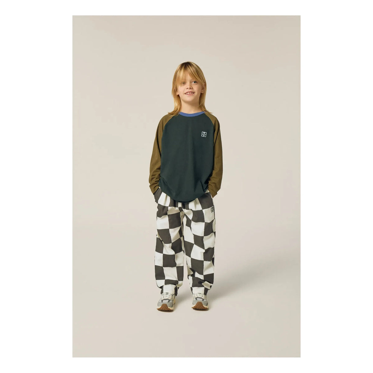 The Campamento - Color Block T-Shirt | Khaki