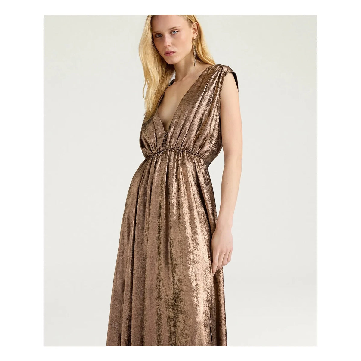 Momoni - Ysla Dress | Bronze