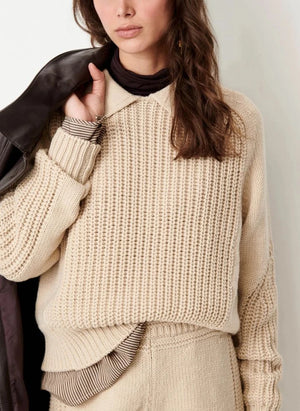 Sessùn - Afang Wool Sweater | Sand