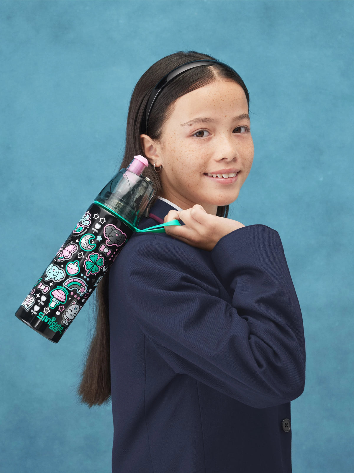 Smiggle - Aspire 500ML Stainless Steel Spray Bottle