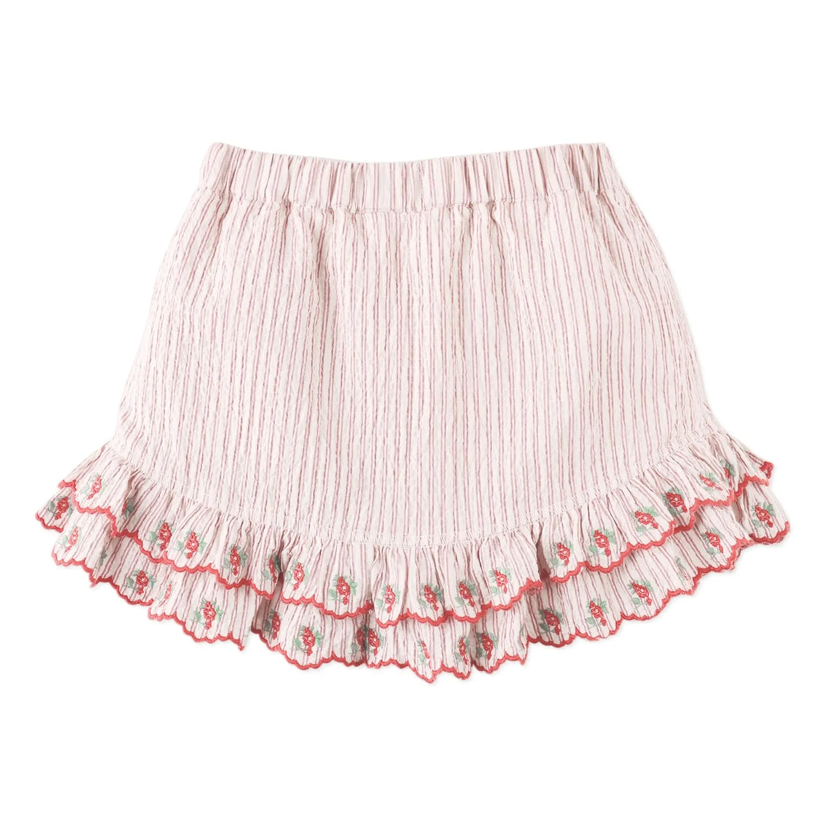 Gingersnaps - Remi Embroidered Short Skirt | Red