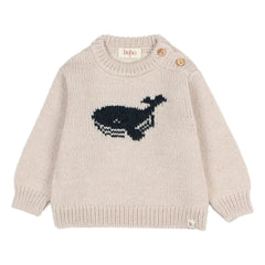 Búho - Baby Whale Sweater | Beige