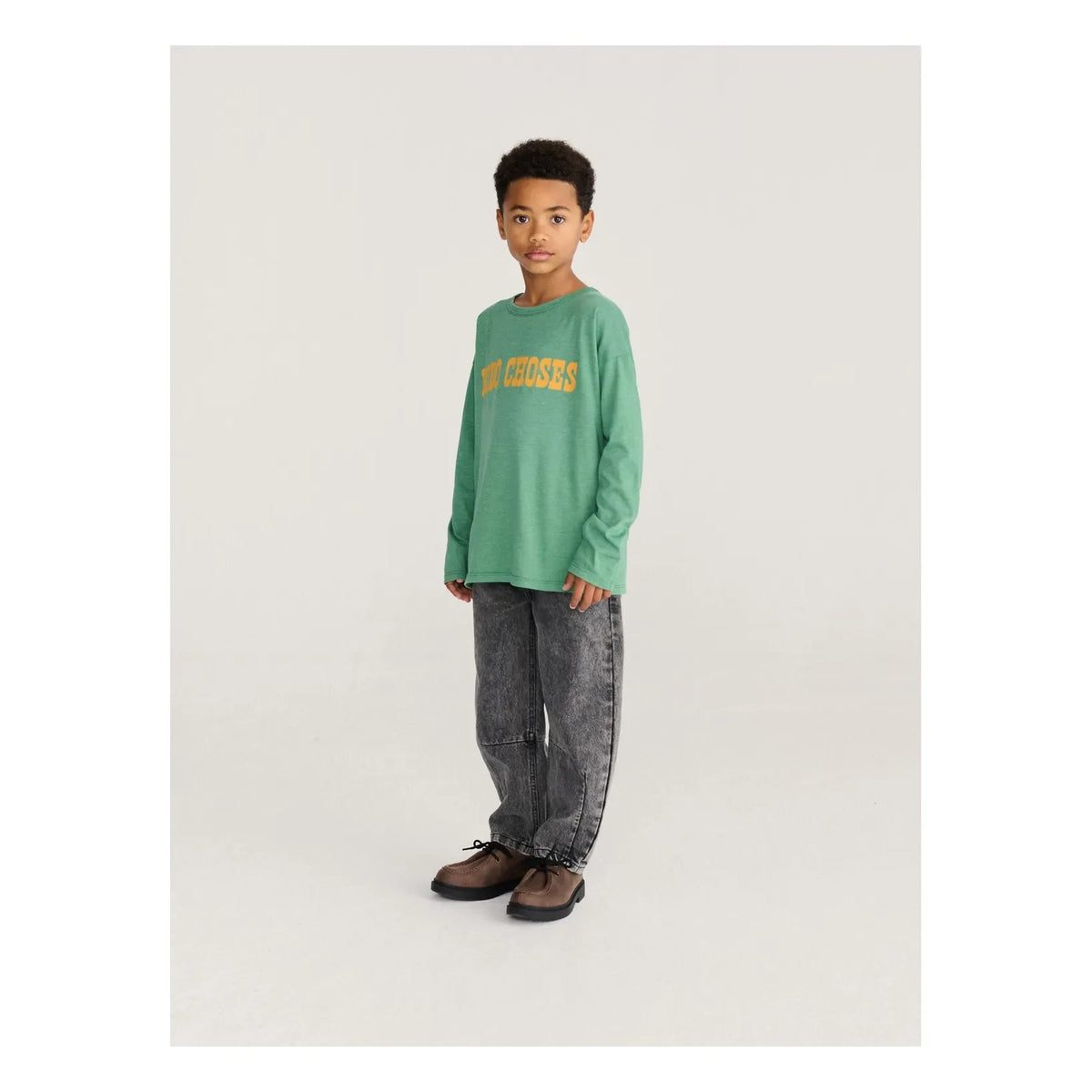 Bobo Choses - Washed Organic Cotton Jeans | Black
