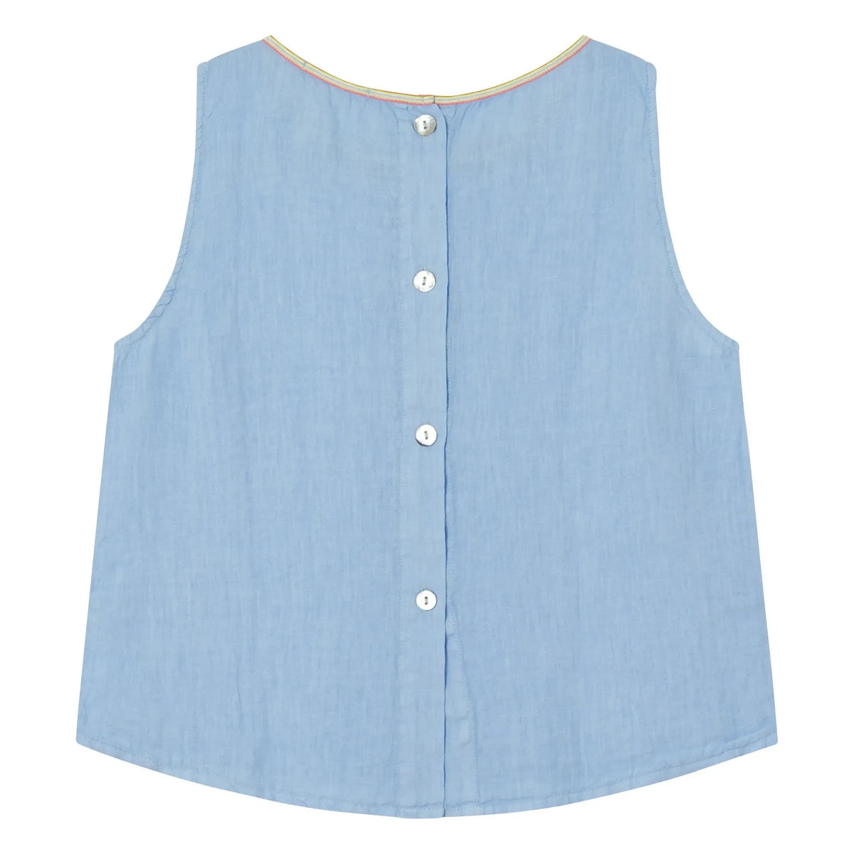 Dr Bloom - Linen Blouse | Light Blue