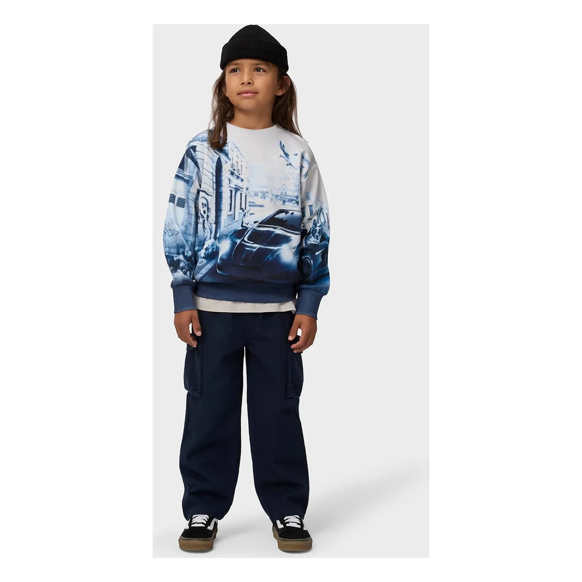 Molo - Organic Cotton Cargo Pants | Steel