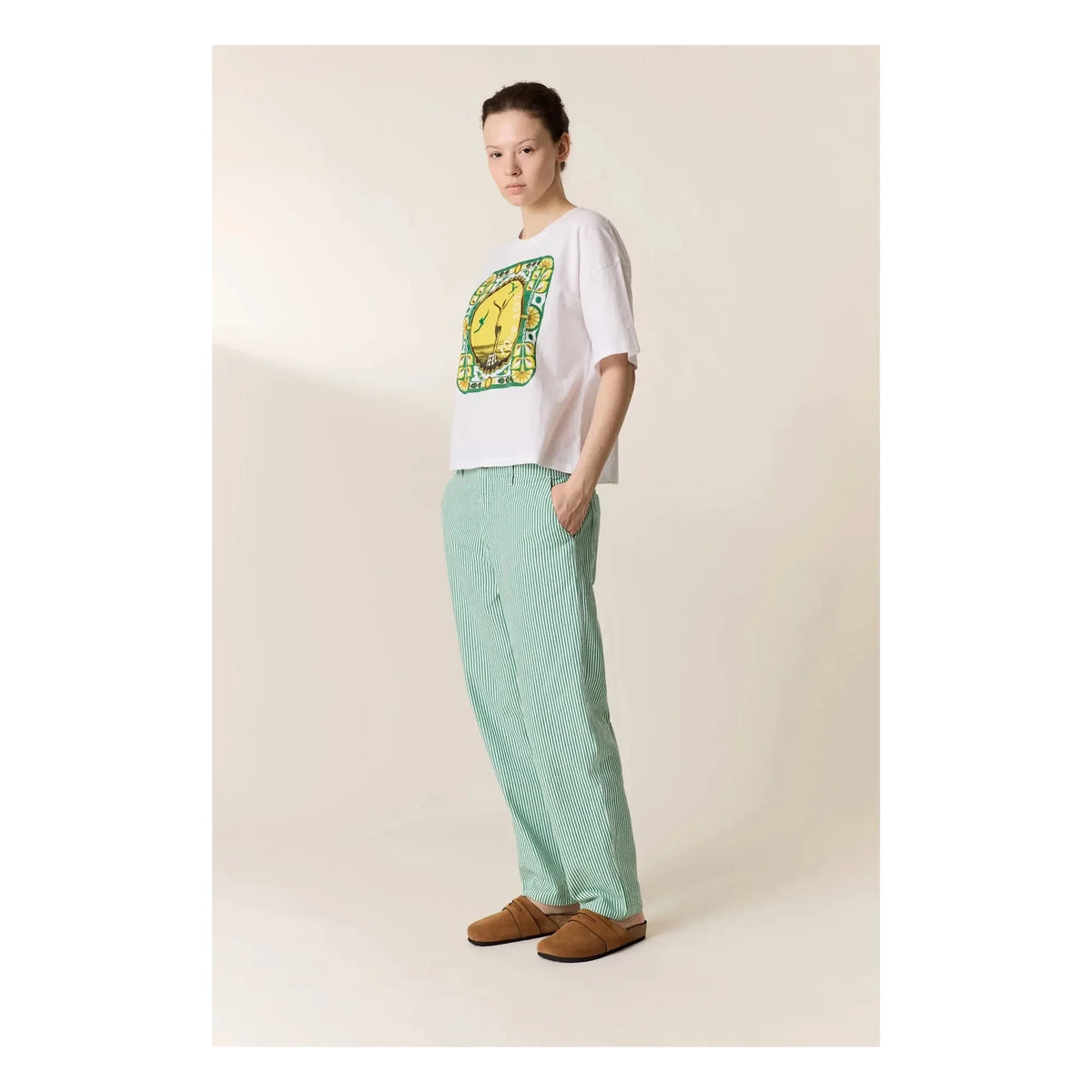 Leon & Harper - Feel Your Soul T-Shirt Organic Cotton | White