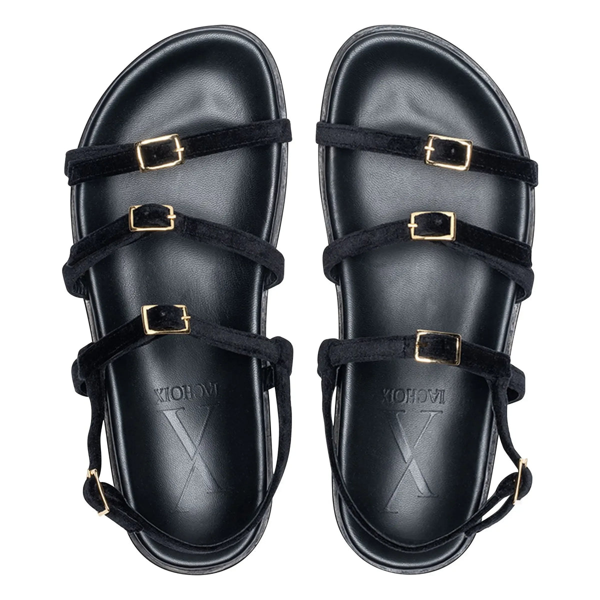 Lachoix - Ella Leather sandals | Black