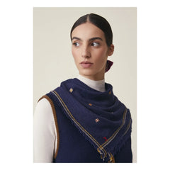 Moismont - Chelsea Scarf No. 815, Wool | Navy