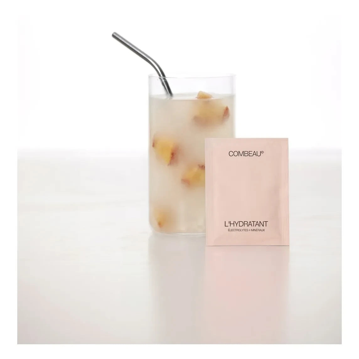 Combeau - Peach Flavored Moisturizing Dietary Supplement - 14 packets | Peach
