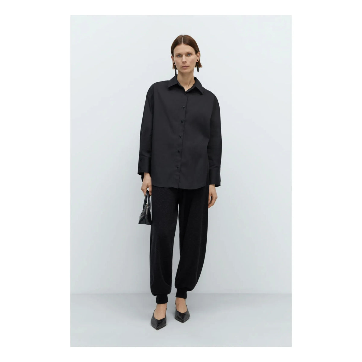 Cordera - Chiné Pants | Charcoal Grey