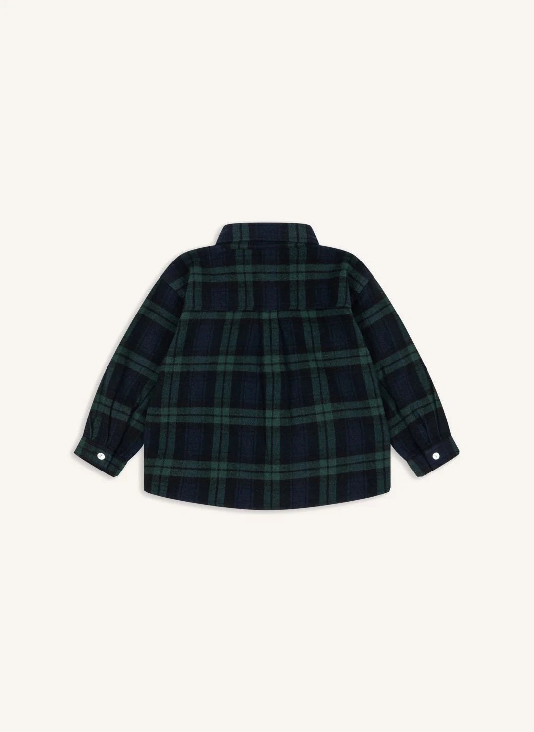 Konges Sløjd - Organic Cotton Flannel Checked Shirt | Green