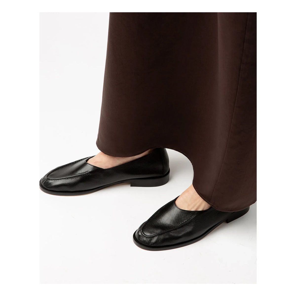 Hereu - Juliol W Glossy Soft Leather Loafer | Black