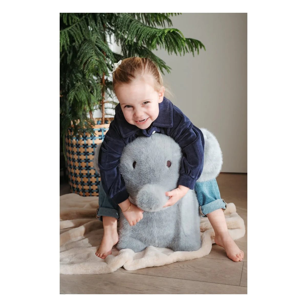 Wild & Soft - Bouncy Elephant | Light Grey