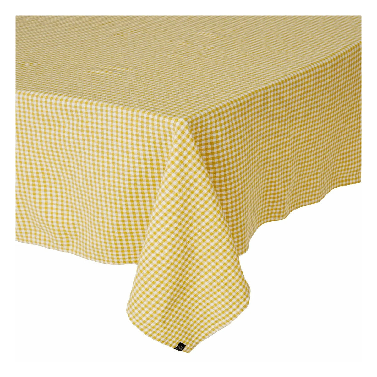 Haomy - Piana II Plaid Tablecloth | Straw Yellow