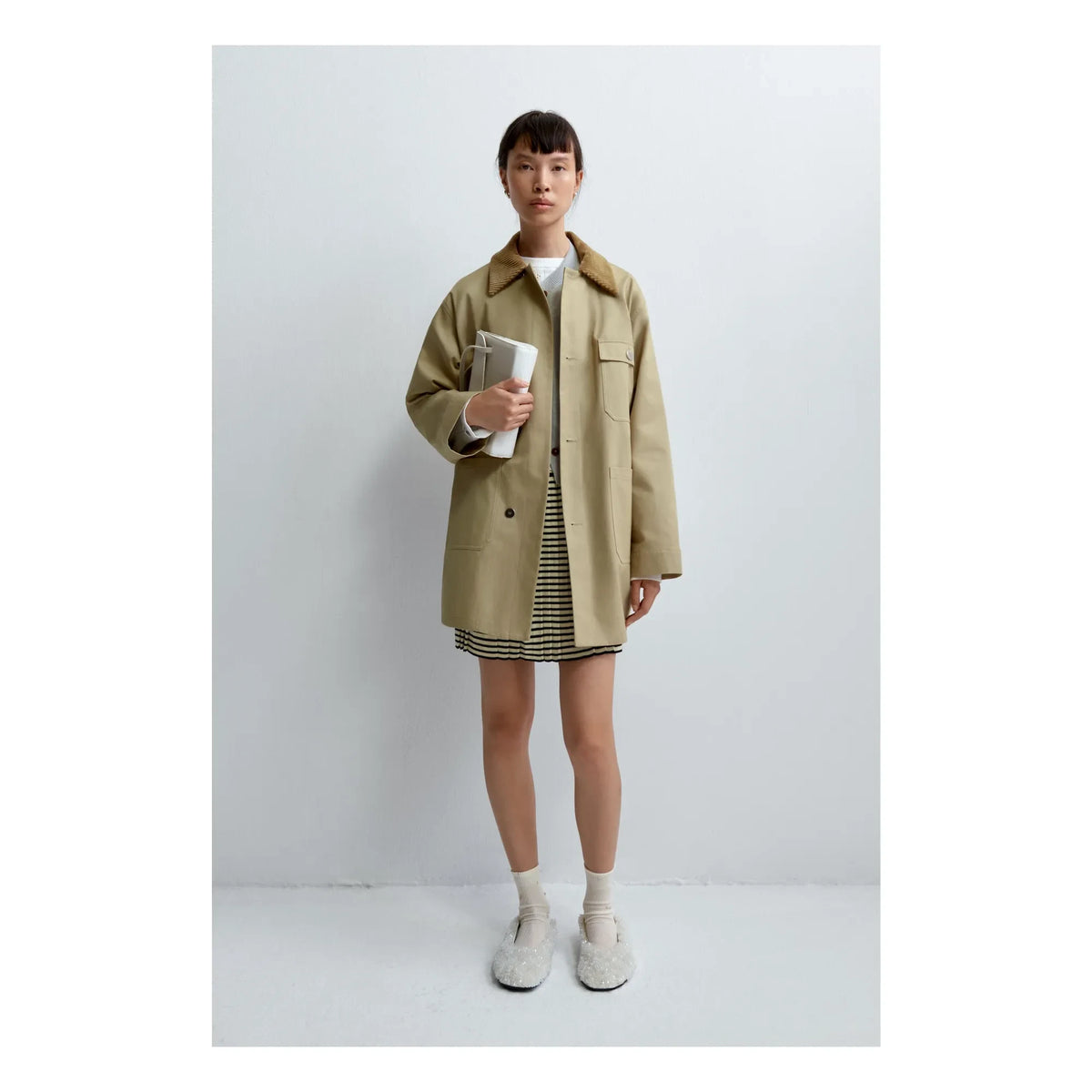 Cordera - Buttoned Jacket | Beige