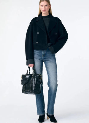 Vanessa Bruno - Beran Wool Coat | Navy