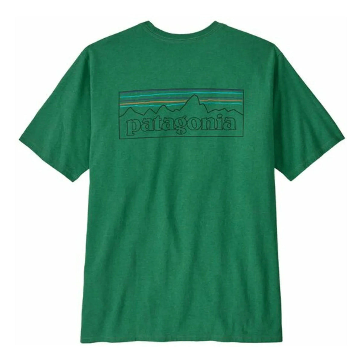 Patagonia - T-shirt P-6 Logo Responsibly Made from Recycled Fibers | Chrome Green